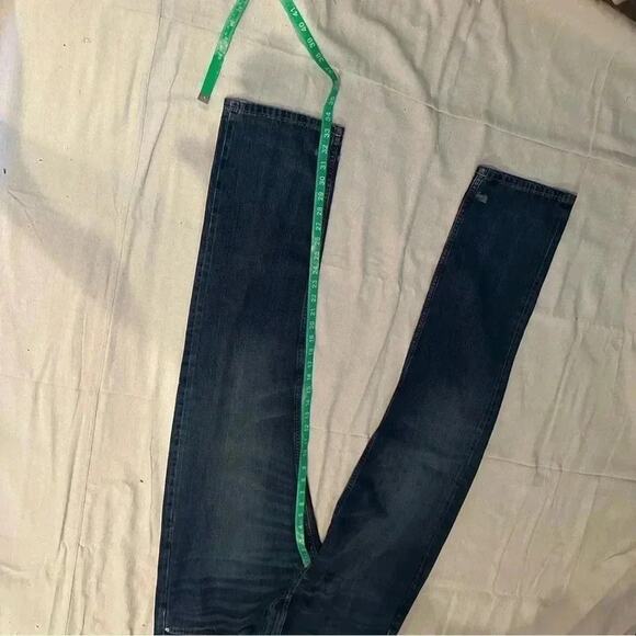 Zara jeans the selvedge slim dark denim size 12 - Picture 3 of 6